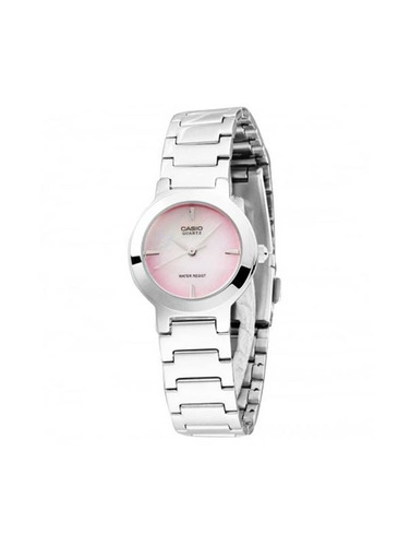 Reloj Casio Para Mujer Ltp-1191a-4c Tablero Color Rosa De