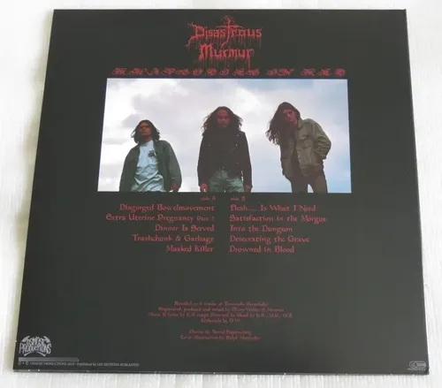 Disastrous Murmur Rhapsodies In Red Lp Vinil Obituary Death