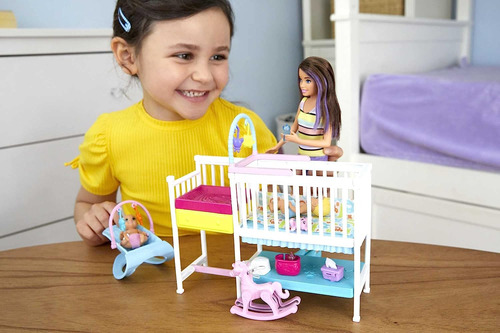 Barbie Skipper Babysitters Inc Molls Playset, Nap N Nurture