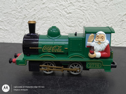 Tren Locomotora Coca Cola Verde De Colección En Caja 1998 (Usado)