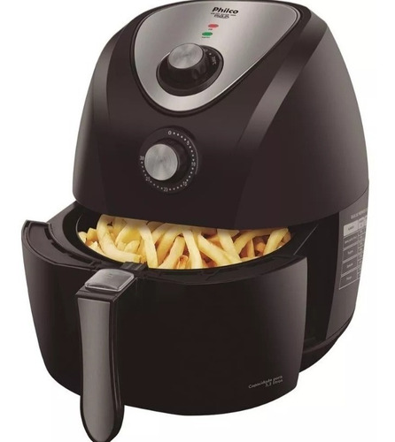 Fritadeira Eletrica Philco Air Fry Sem Oleo Saude 1400w 3,2l