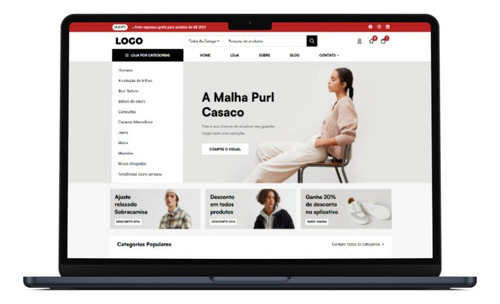 Loja Online Pronta: Wordpress & Elementor