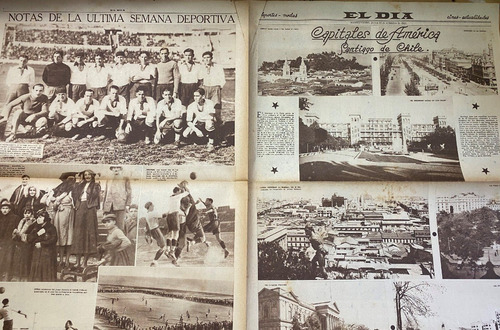 Suplemento De Los Jueves, 4 Páginas, 1933, Fútbol, Ex05