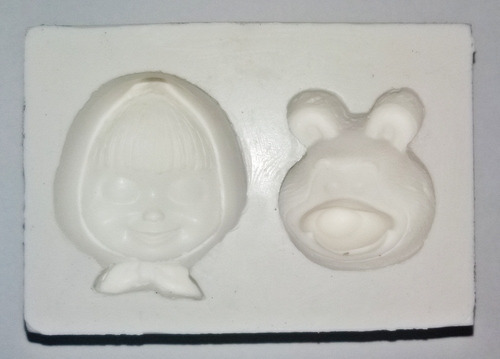 Imagem 1 de 2 de Molde De Silicone Masha E O Urso Pasta Americana