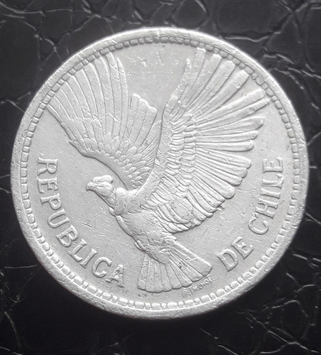 Moeda Chile 10 Pesos 1958 Un Condor. (Usado)