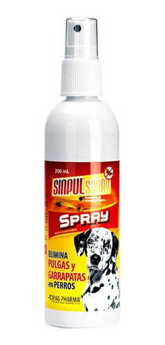 Sinpul Spray 200ml Perro Antiparasitario Externo Tps