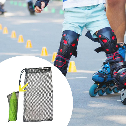 6 Bolsa De Malla Para Almacenamiento De Conos De Patinaje,