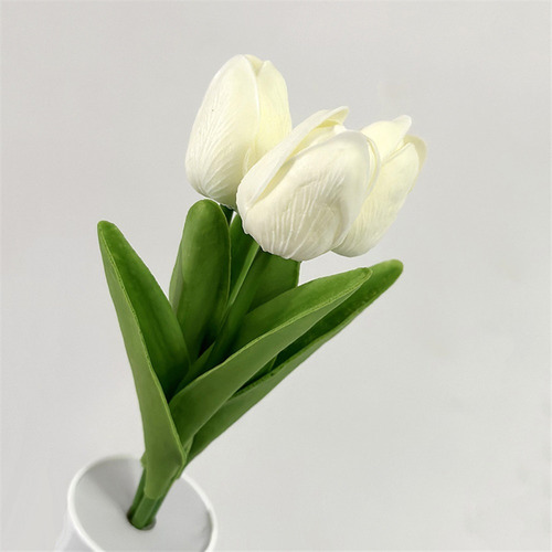 Luz Nocturna Decorativa De Tulipán De Flores Artificiales