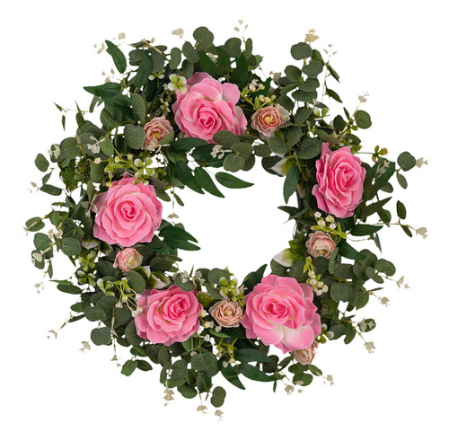 Corona De Primavera Para Puerta De Entrada Artificial Corona