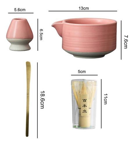 Elegante Kit De Del Té Matcha