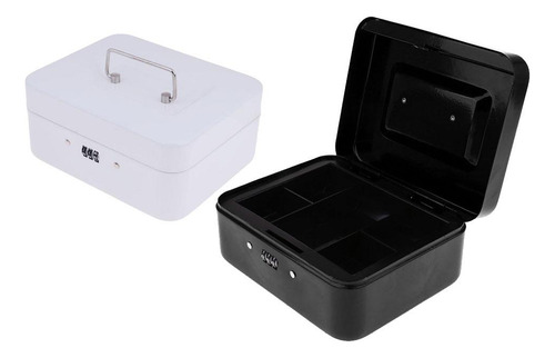 Caja De Dinero De Hucha Pequeña Caja De Efectivo 2pcs Con