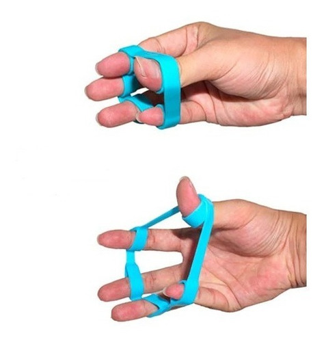Tensor Banda Elástica Terapia Ejercitador Para Dedos Manos