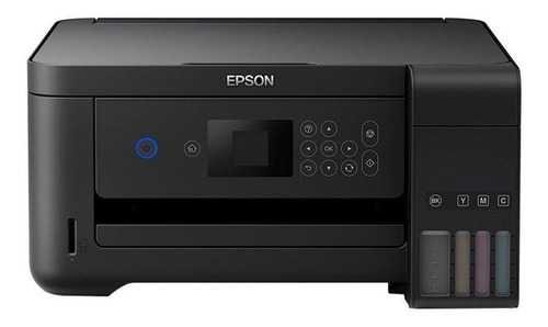 Impressora a cor Epson EcoTank L4160 com wifi preta 110V/220V