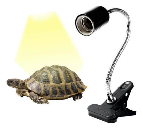 Portalámparas Para Reptiles De Tortuga Clip De Luz Lámpara .
