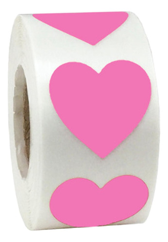 Pegatinas De Corazón, Pegatinas Decorativas, 500 Rosa