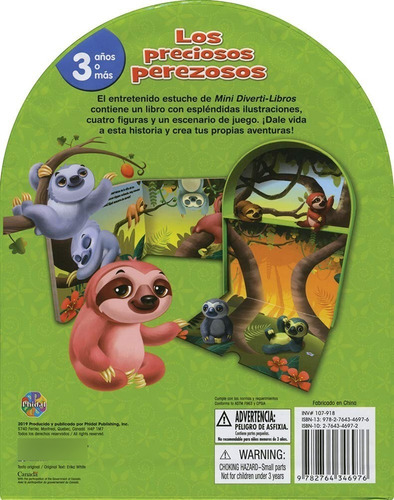 Libro Los Preciosos Perezosos Mini Divertilibro Original