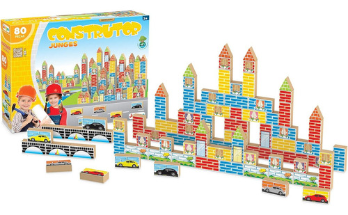 Construtor 80 Peças Junges