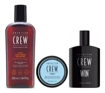 Comprar Daily Shampoo + Cera Fiber + Fragancia Win American Crew Men