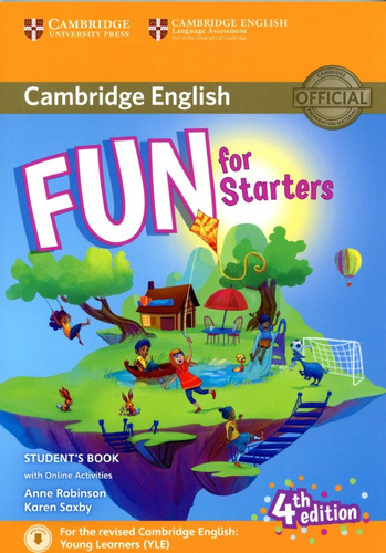 Fun For Starters St W/@audio 4/ed - Robinson Anne Saxby