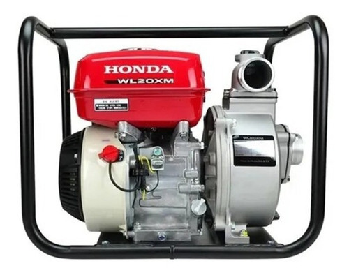 Imagen 2 de 3 de Motobomba Honda Gp 160 Wl20xm Negra Con Rojo Envío Gratis