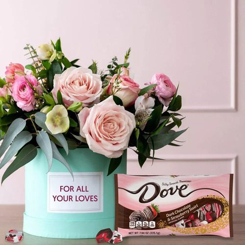 Chocolates Dove Promises Dark Choco Strawberry Swirl 225.1g