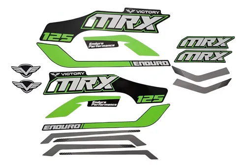 Kit Completo De Calcomanías Victory Mrx 125