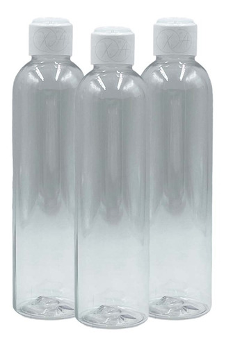 Envases Botellas 250 Ml Plastico Pet Tapa Flip Top  X 100