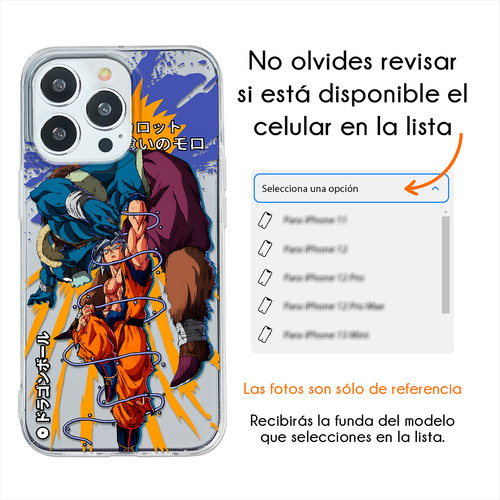 Funda Para iPhone Dragon Ball Super Goku Moro Antigolpes