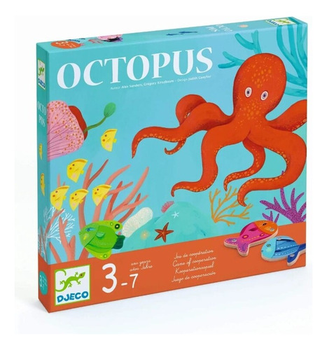 Octopus Juego De Pesca Cooperativo Djeco +3 Años