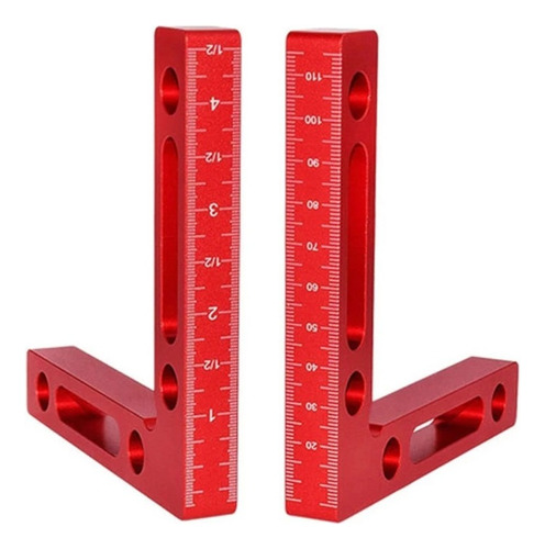 2pcs With Woodworking Scale Square Locator 90 Degree