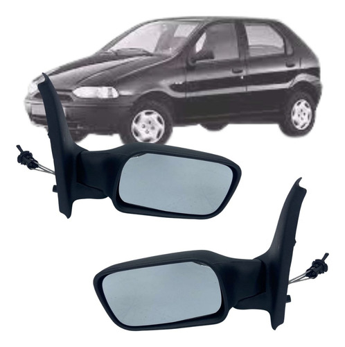 Par Retrovisor Palio 96 97 98 1999 2000 4 Portas C/ Controle