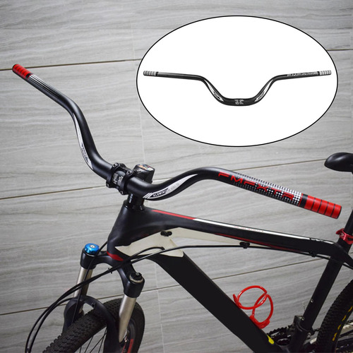 2pcs Manillar De Bicicleta Ligero Dh Riser Bar 720mm 780mm