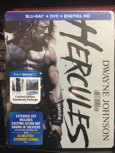 Blu-ray Hercules Edición Extendida Steelbook Sellado