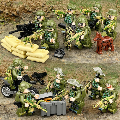 Minibuild Soldado Bloques Guardia Nacional De Fronteras
