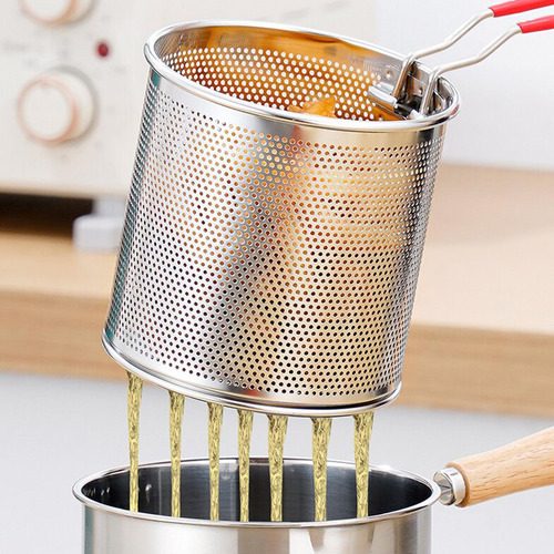 Olla Para Freír Profunda Con Mango Extendido, Accesorios M