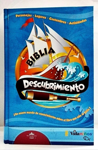 Biblia Descubrimiento Rvr 1960 De Estudio Para Niños Y Niñas