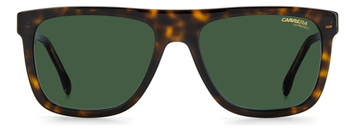 Gafas de sol solares Carrera 267/s, color marrón liso, color verde, diseño cuadrado