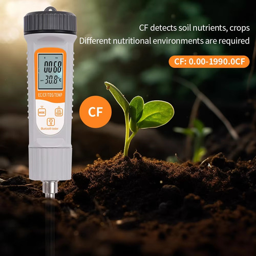 Testador De Condutividade De Solo Smart Tuya Soil Ec Meter -