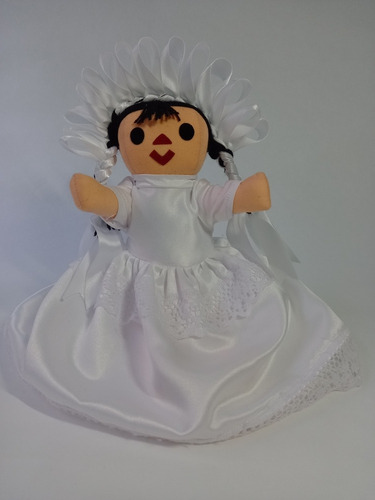 Imagen 1 de 3 de Muñeca Mediana Maria 009 Blanco.