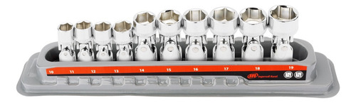 752035x Juego De Dados Con Junta Universal Mm 10pc Ir