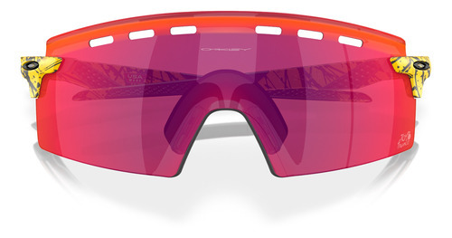 Gafas Oakley Encoder Strike Vented Tdf Prizm Road Pro, color negro, color varilla, color negro, lente negra, color rojo, diseño deportivo