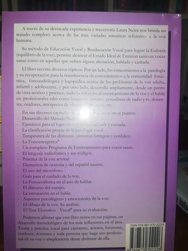 Teoria Y Tecnica De La Voz 2° Edicion Metodo Neira
