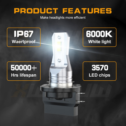 Kit De Farol Led H11b 30000lm Para Ford Fiesta 2011-2013