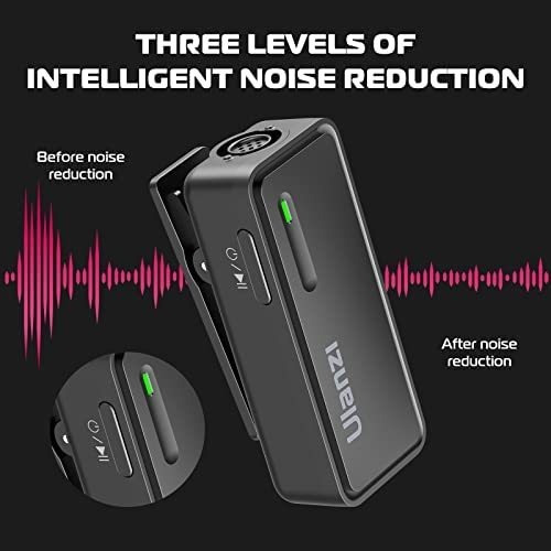 Micrófono Inalámbrico Marca Ulanzi/2 Pz/lavalier/negro