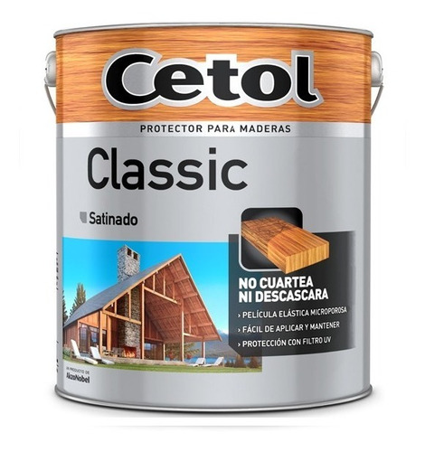 Cetol Classic Satinado 4 Lts Protección Akzo - Iacono