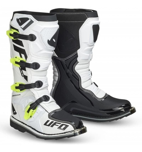 Botas Ufo  Blanca/ Fluor Obsidian Talle 42 Us 8.5 -bmmotopar