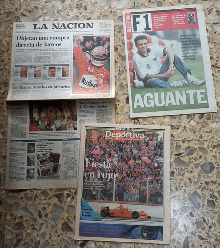 Dos Suples Gran Premio Formula 1 Argentina 1998 - Schumacher (Usado)