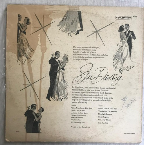 Lp Ray Anthony - Plays For Star Dancing