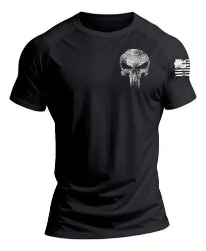 Camiseta Dry Fit Masculina Militar Bope Fantasma Treino