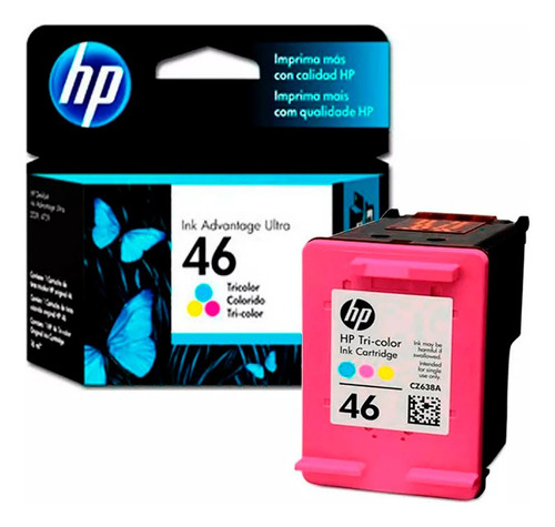 Tinta Hp 46 Cz638al Tricolor Ink Adv 2529/4729/5738/5739